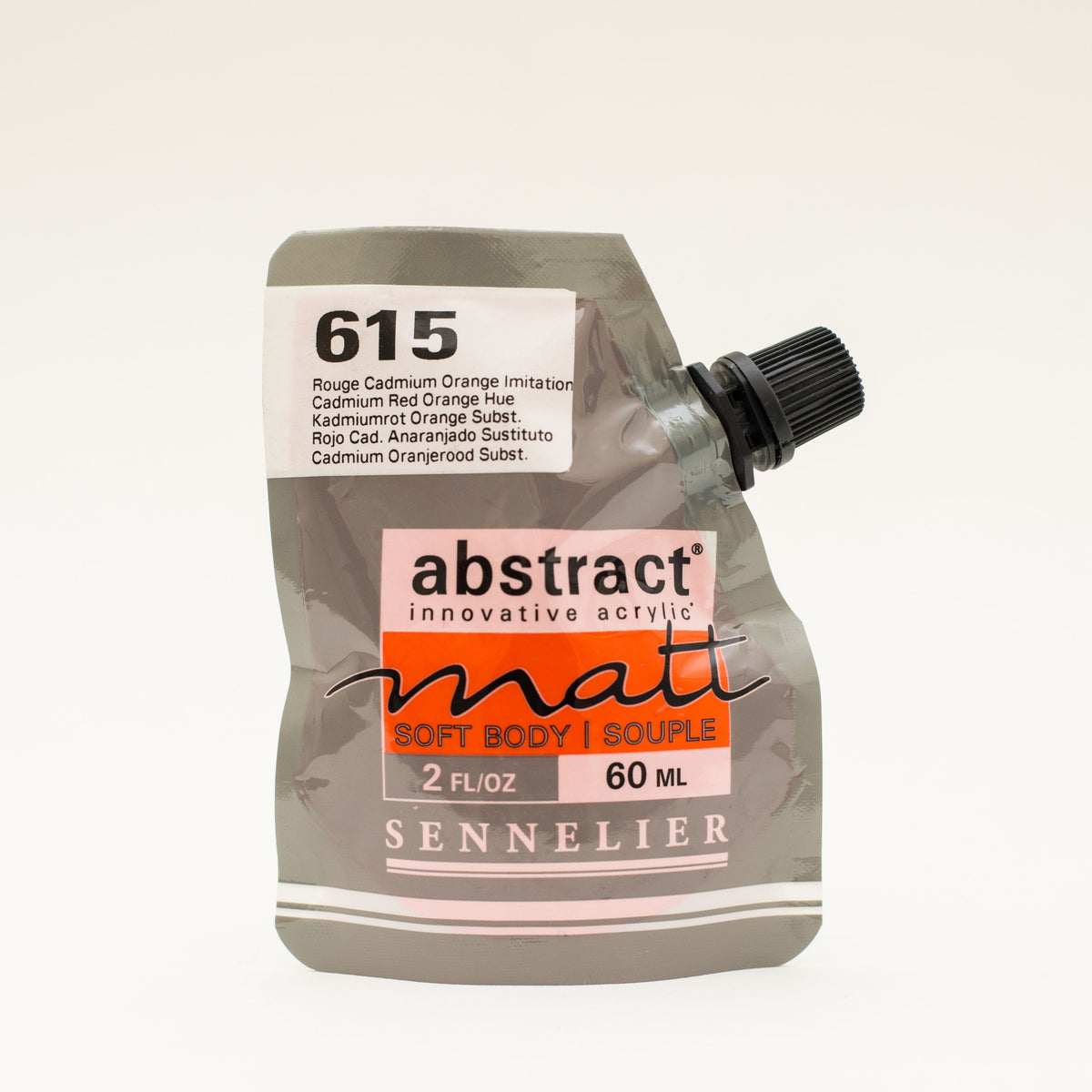 Abstrait mat 60ml Rouge Imitation Orange Cadmium