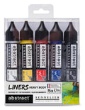 Set Liners Abstract - Set de 5 Couleurs Primaires