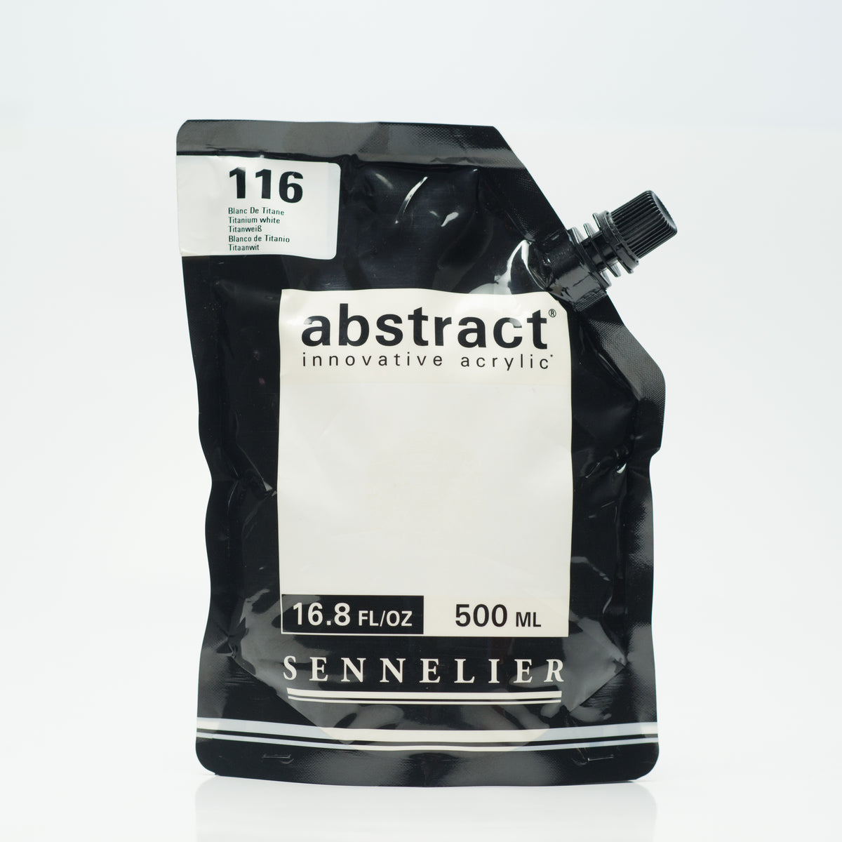Abstract Acrylic 500ml Blanc de titane