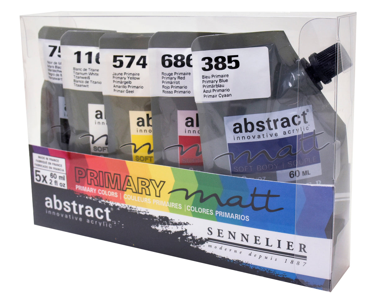 Set Abstract Matt - 5 Couleurs Primaires (60ml)