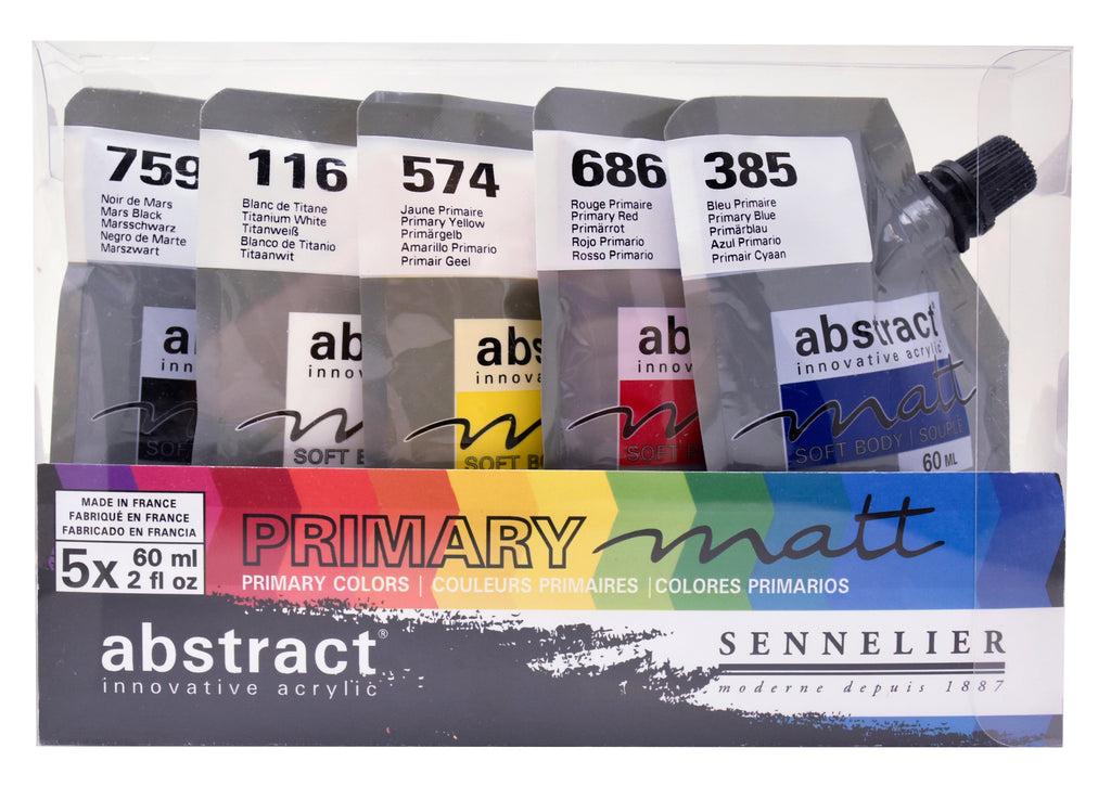 Set Abstract Matt - 5 Couleurs Primaires (60ml)