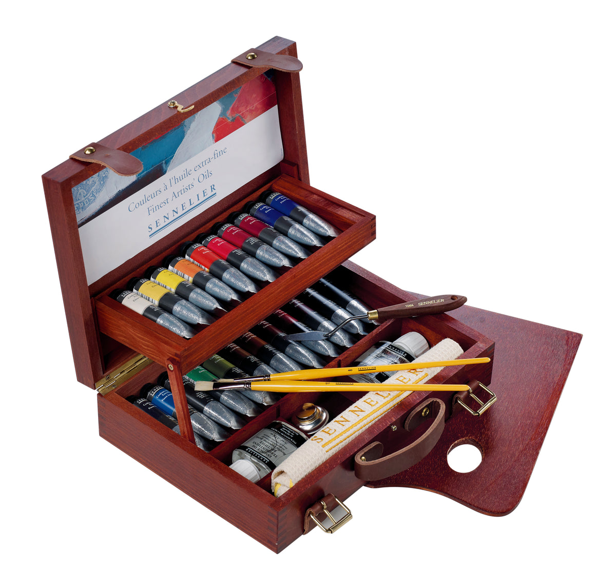 LUXURY SET Huile Extra-Fine SENNELIER 22 tubes + accessoires