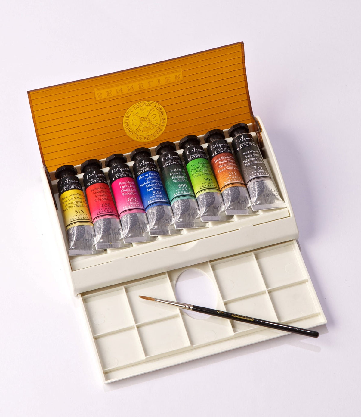 Boite Aquarelle Voyage 8 Tubes x 10ml