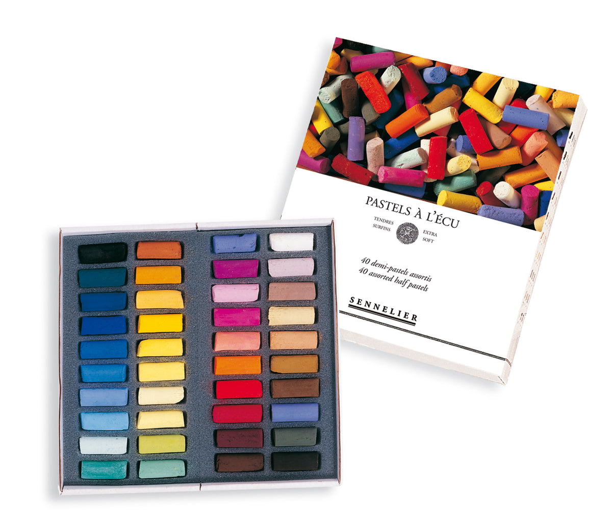 Etui Pastel à l'Ecu - 40 demi-pastels par SENNELIER