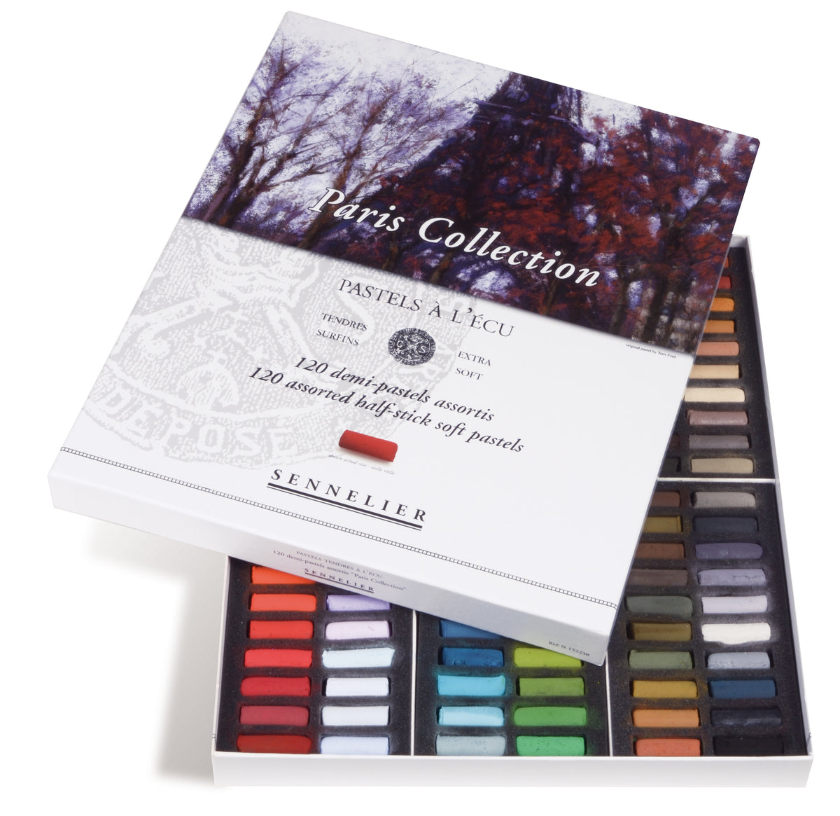 Etui carton Pastel à l'écu PARIS COLLECTION 120 demi-pastels by sennelier