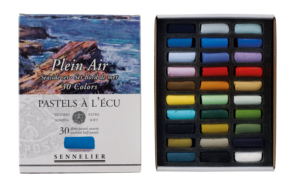 Etui Pastel à l'Écu PLEIN AIR SEASIDE - 30 demi-pastels by sennelier