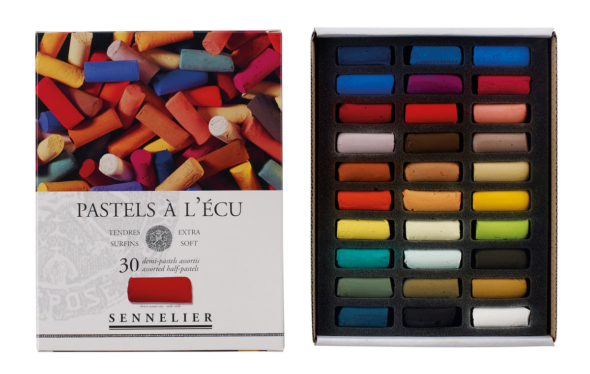 Etui Pastel à l'Écu Assortis- 30 demi-pastels by sennelier