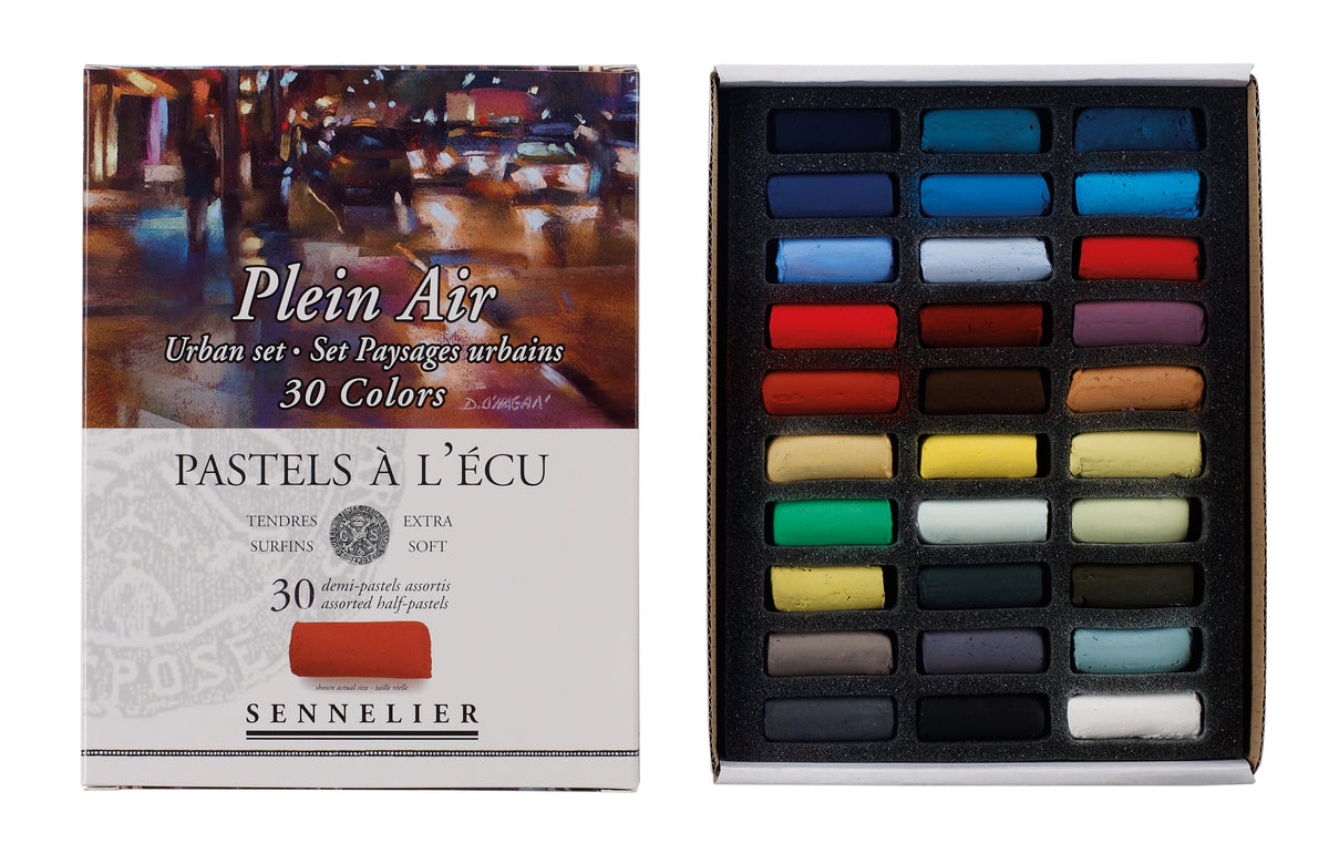 Etui Pastel à l'Écu PLEIN AIR PAYSAGES URBAINS- 30 demi-pastels by sennelier
