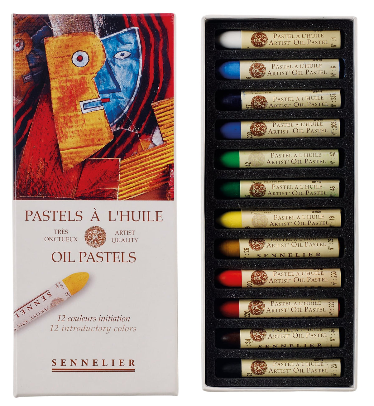 Pastels à l'huile - Initiation (Boite de 12)