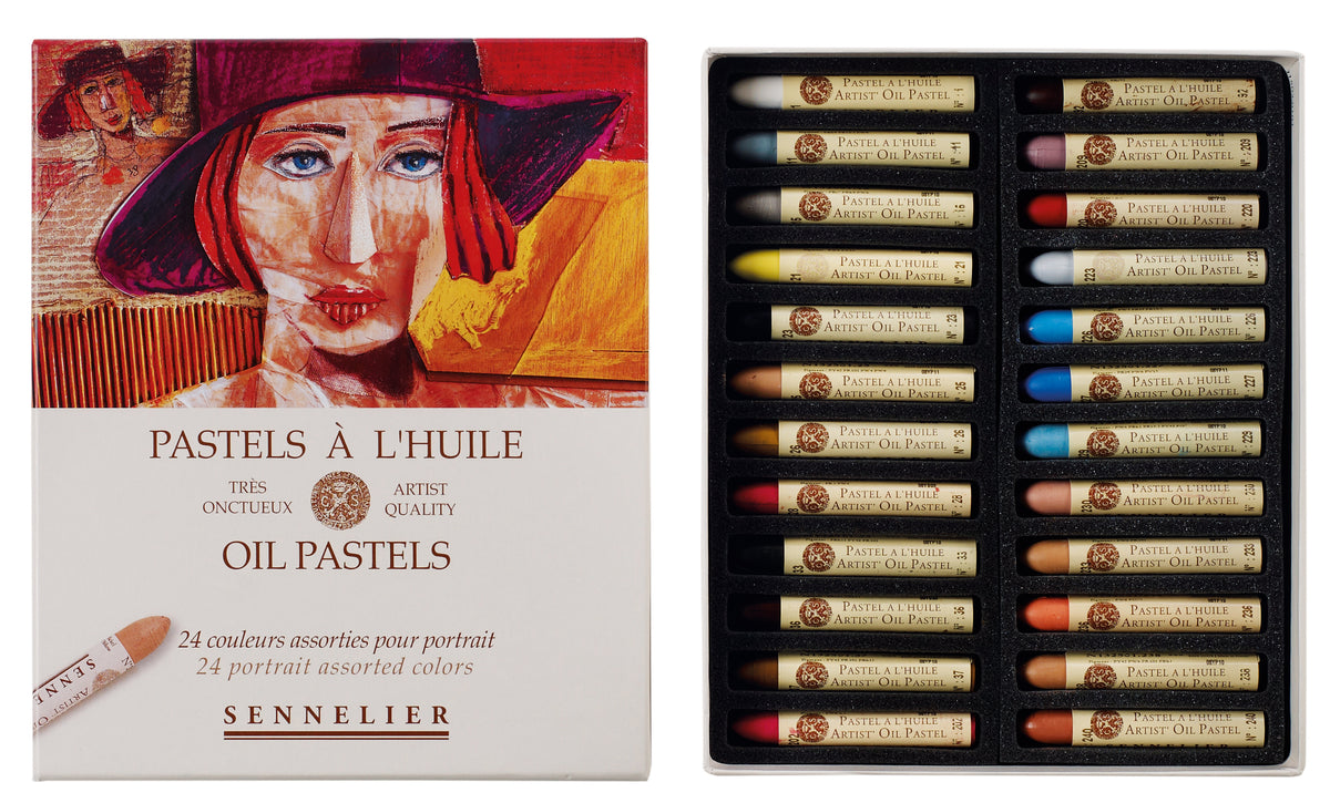 Boite Pastel à l'huile PORTRAIT par sennelier - 24 pastels