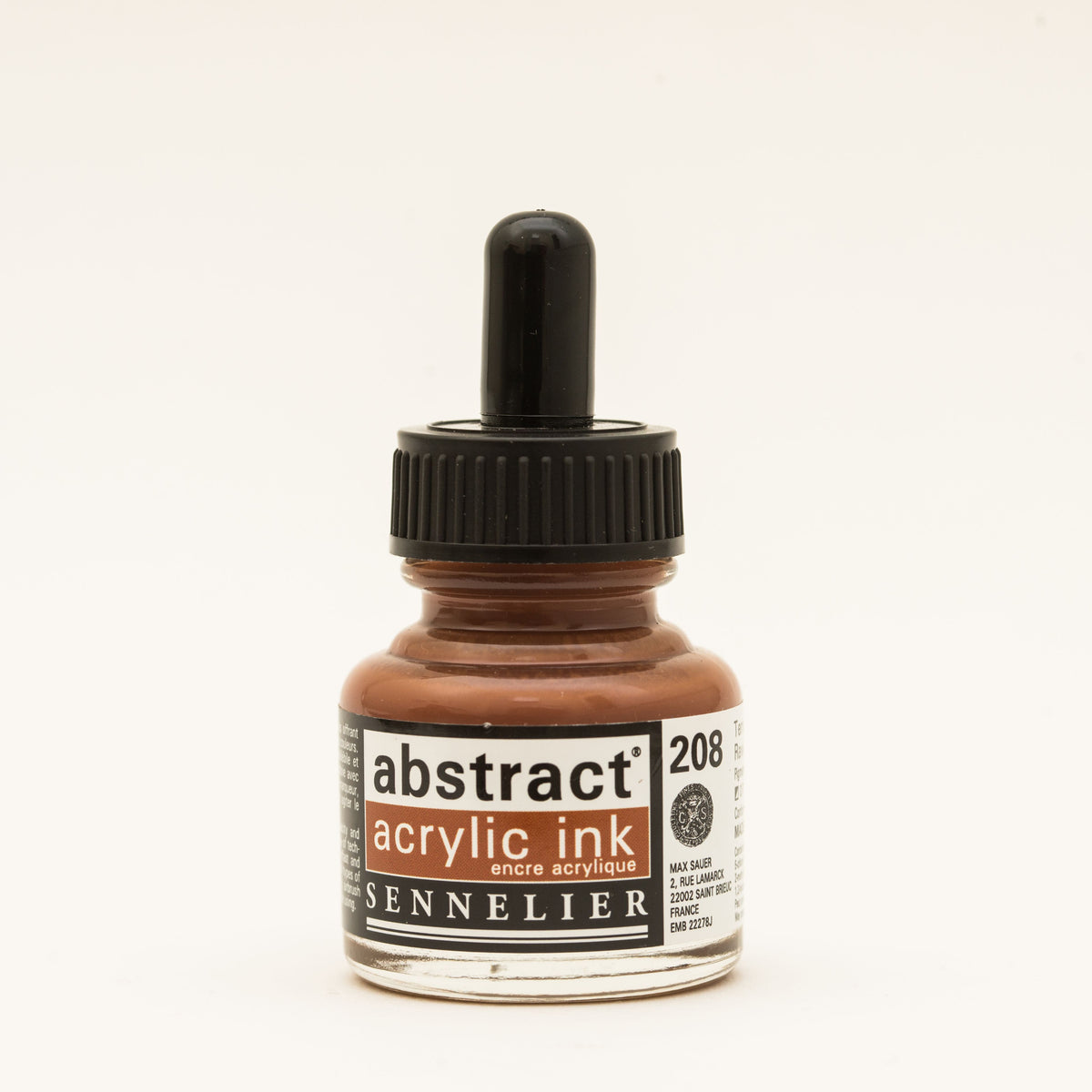 Encre Acrylique Abstraite 30 ml - Terre de Sienne Naturelle