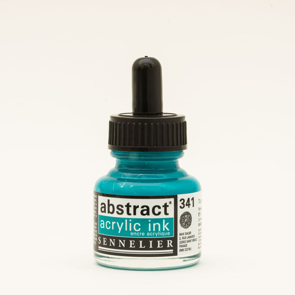Encre Acrylique Abstraite 30 ml - Turquoise