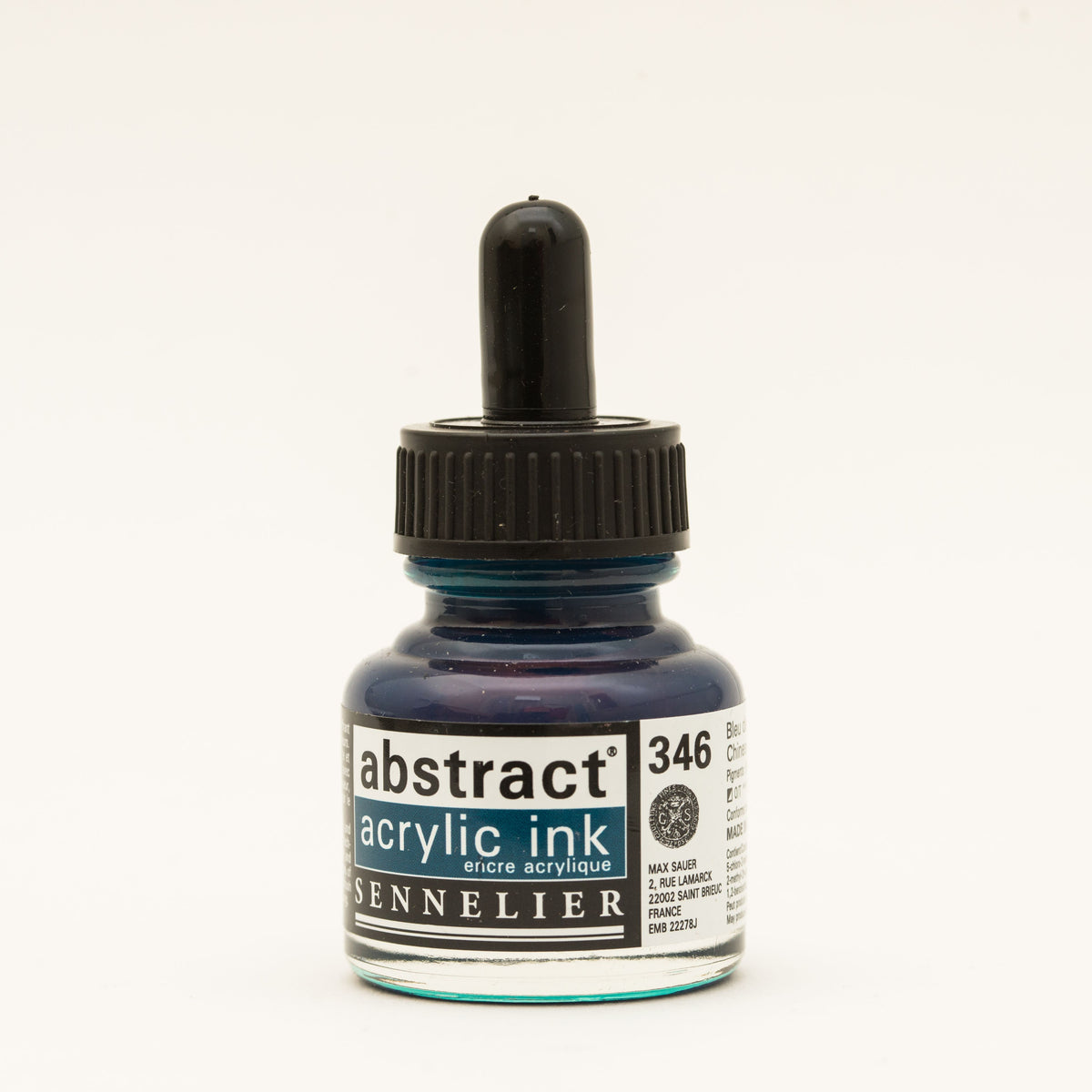Encre Acrylique Abstraite 30 ml - Bleu de Chine