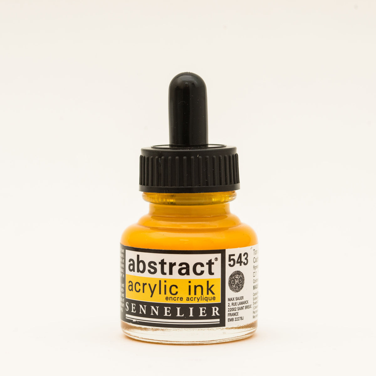 Abstract Encre Acrylique 30 ml - Jaune De Cad Foncé Imit