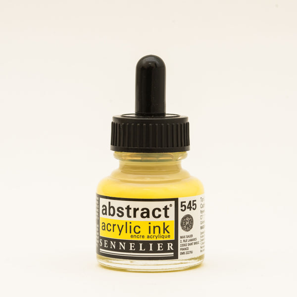 Abstract Encre Acrylique 30 ml - Jaune De Cad Citron Imit