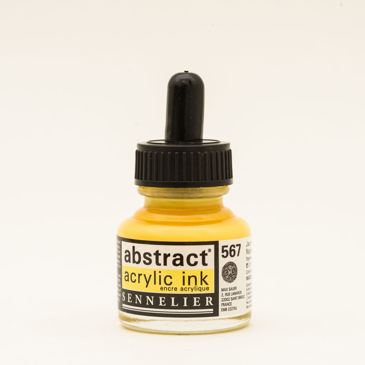 Abstract Encre Acrylique 30 ml - Jaune De Naples