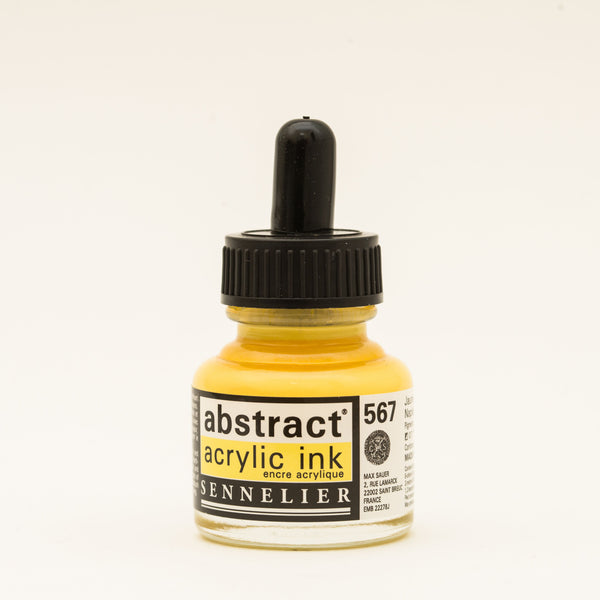 Encre Acrylique Abstraite 30 ml - Jaune De Naples