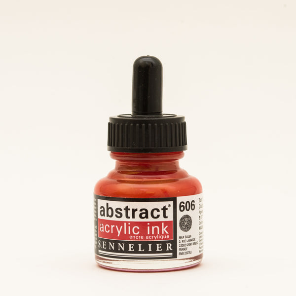 Abstract Encre Acrylique 30 ml - Rouge De Cad Foncé Imit