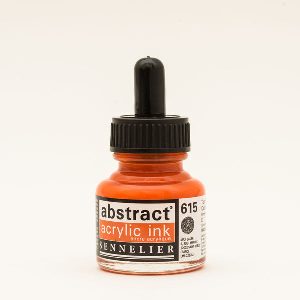 Abstract Encre Acrylique 30 ml - Rouge De Cad Orange Imite