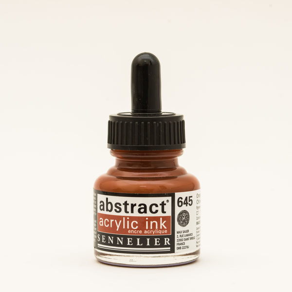 Encre Acrylique Abstraite 30 ml - Orange de Chine