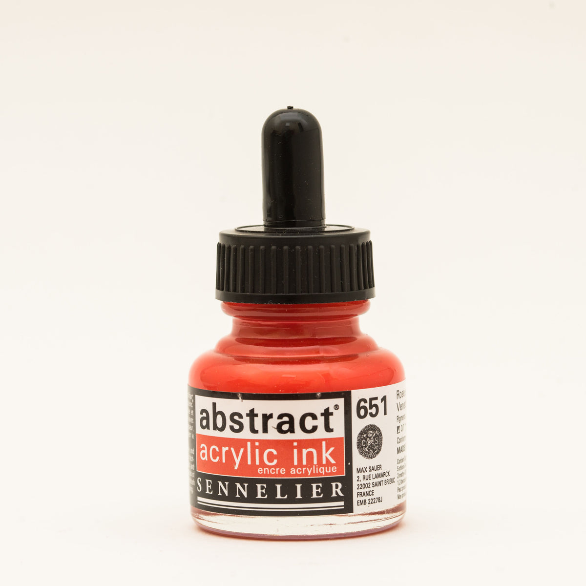 Encre Acrylique Abstraite 30 ml - Rose de Venise