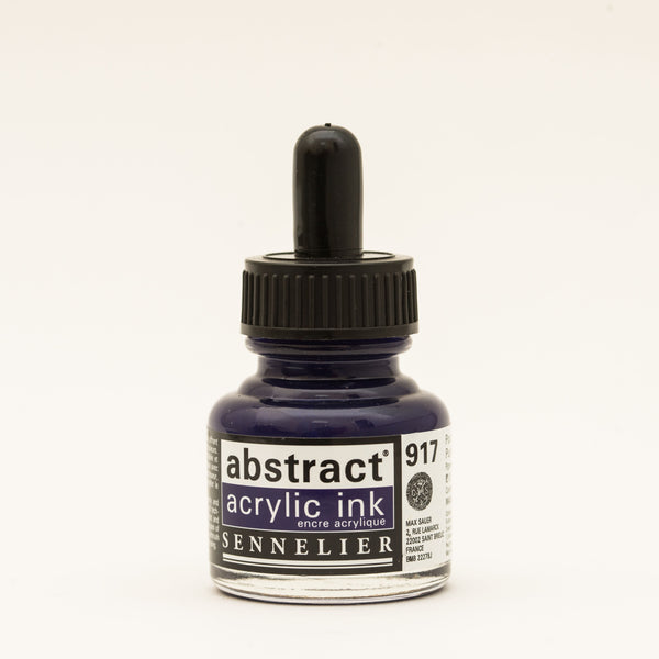 Encre Acrylique Abstraite 30 ml - Pourpre