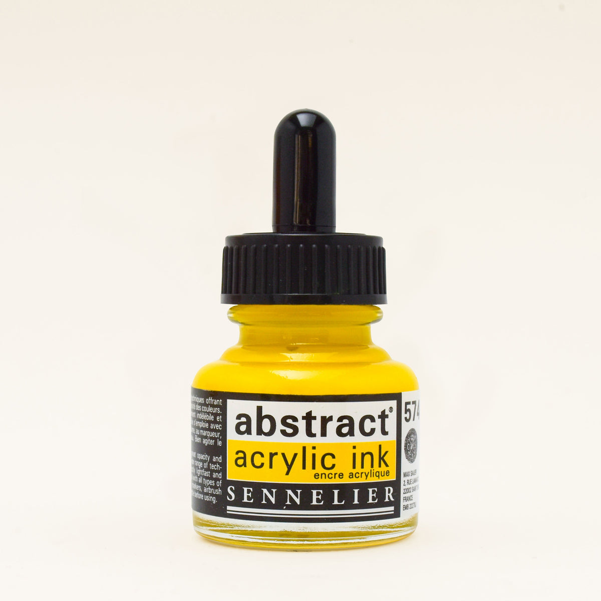 Encre Acrylique Abstraite 30 ml - Jaune Primaire