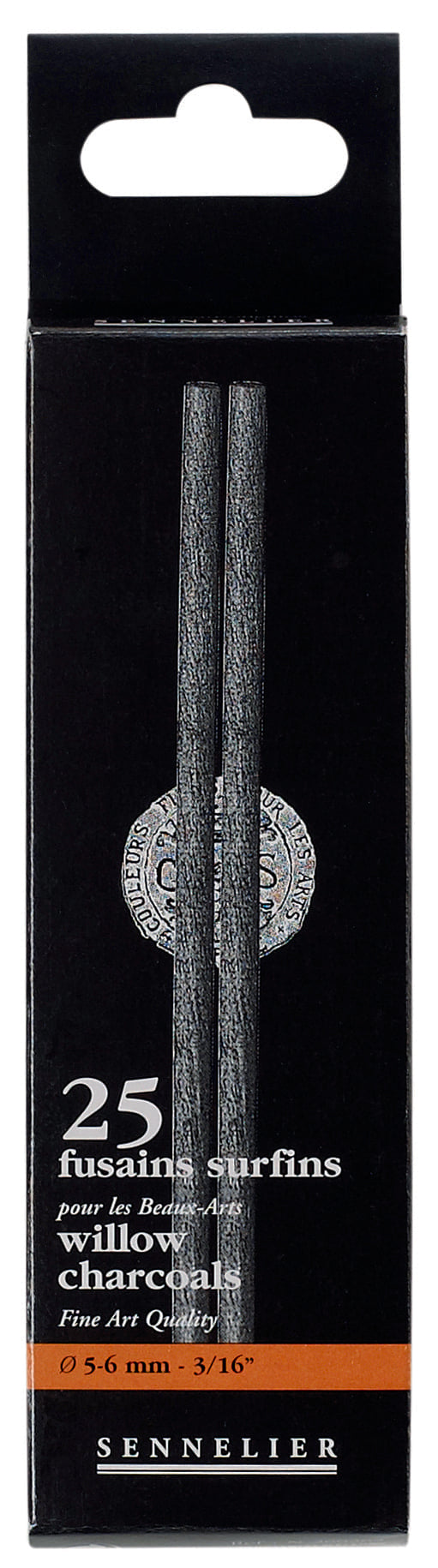 Boite de 25 Fusains moyens - Sennelier