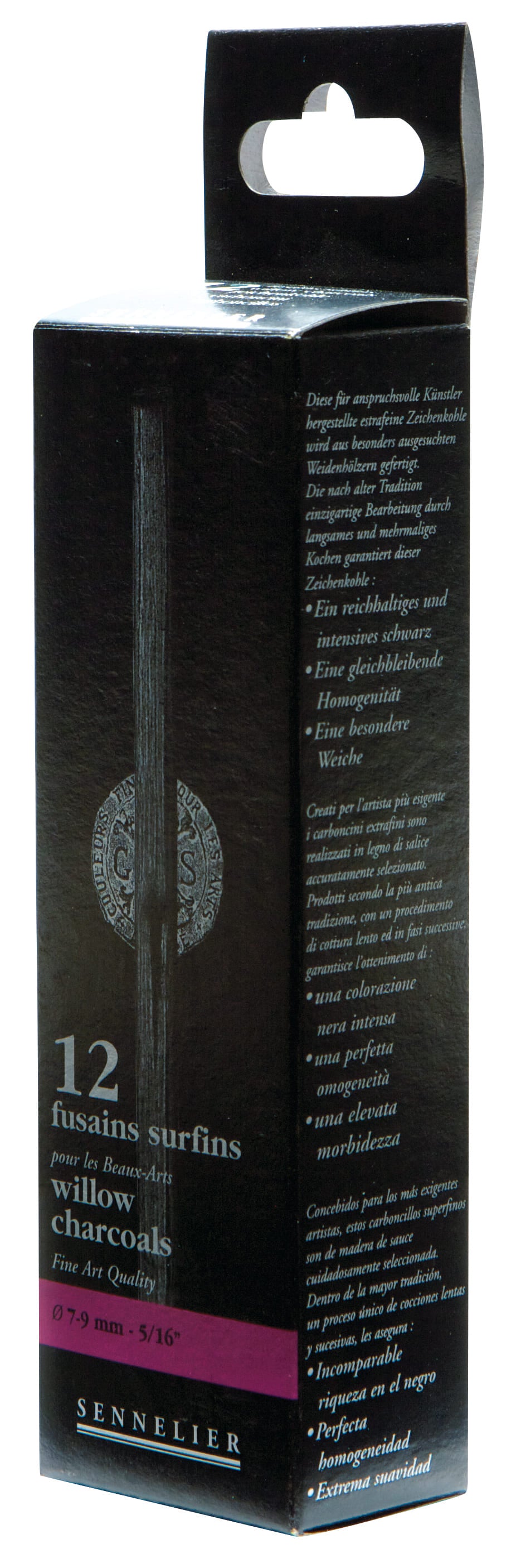 Boite de 12 FUSAINS LARGE Sennelier