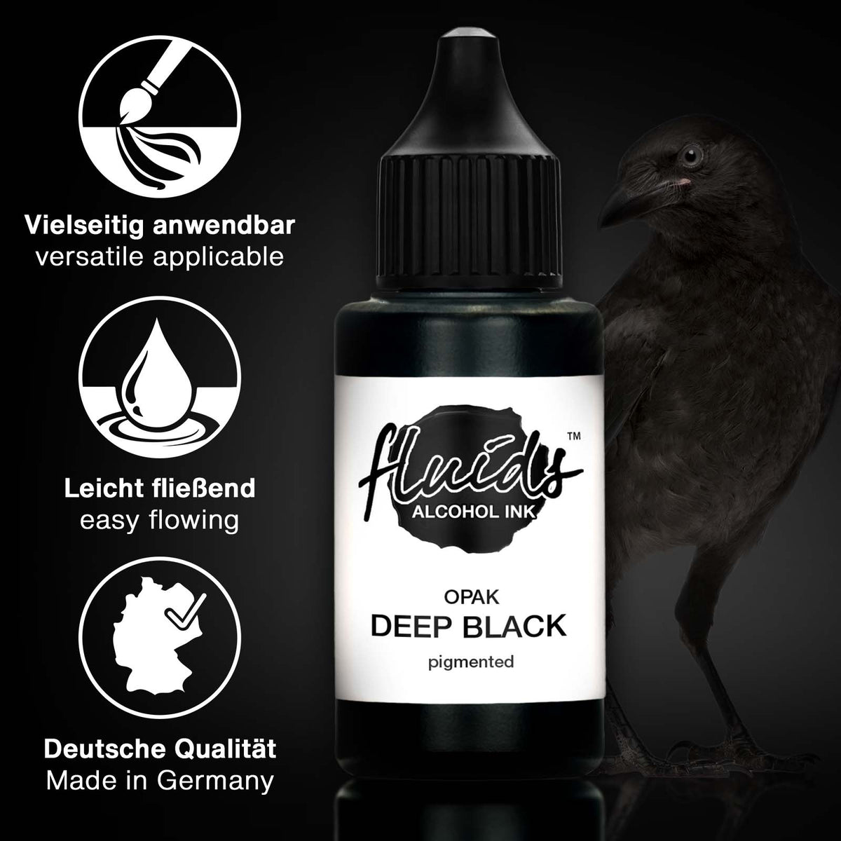 Encre à Alcool OPAK DEEP BLACK 30ml