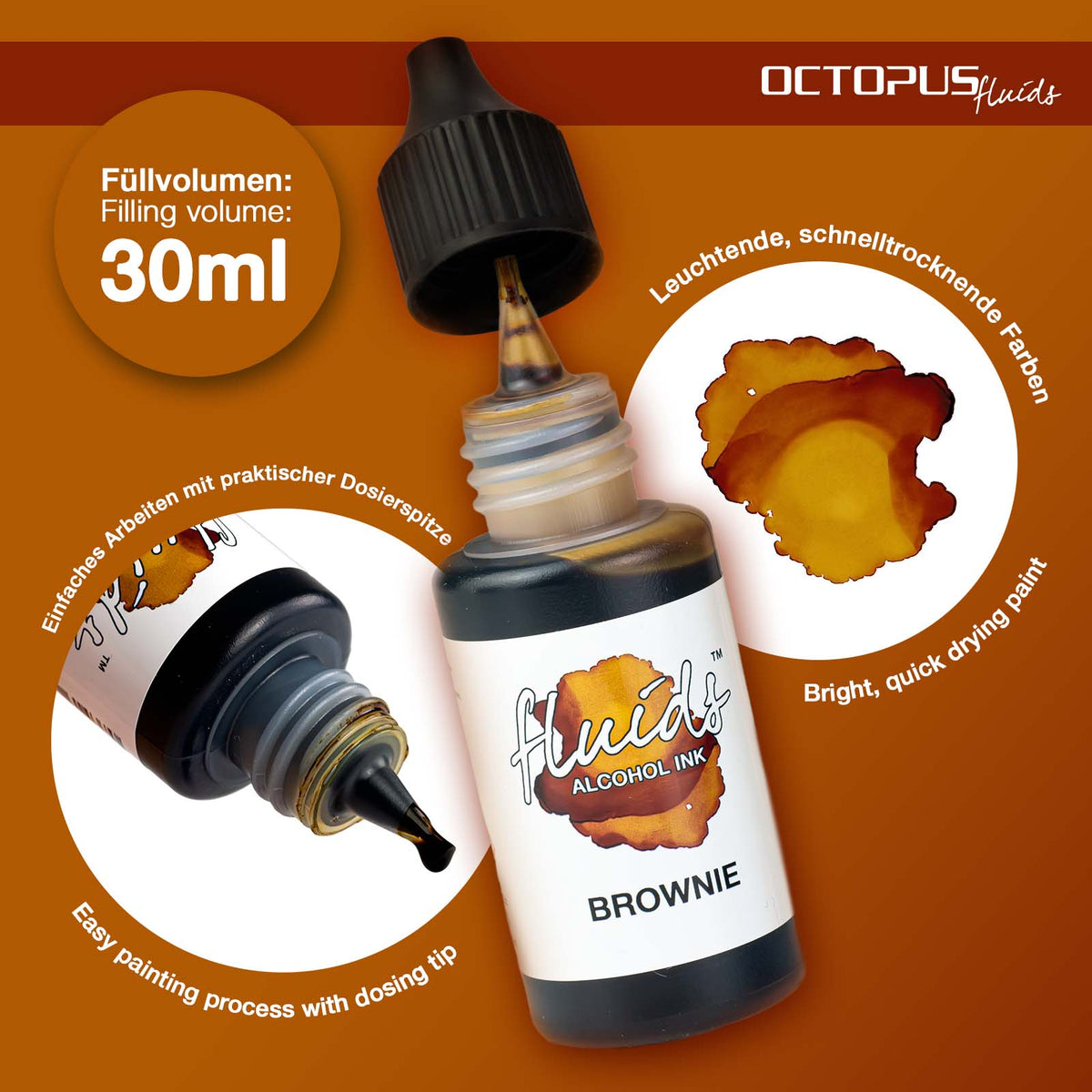 Encre à Alcool BROWNIE 30ml