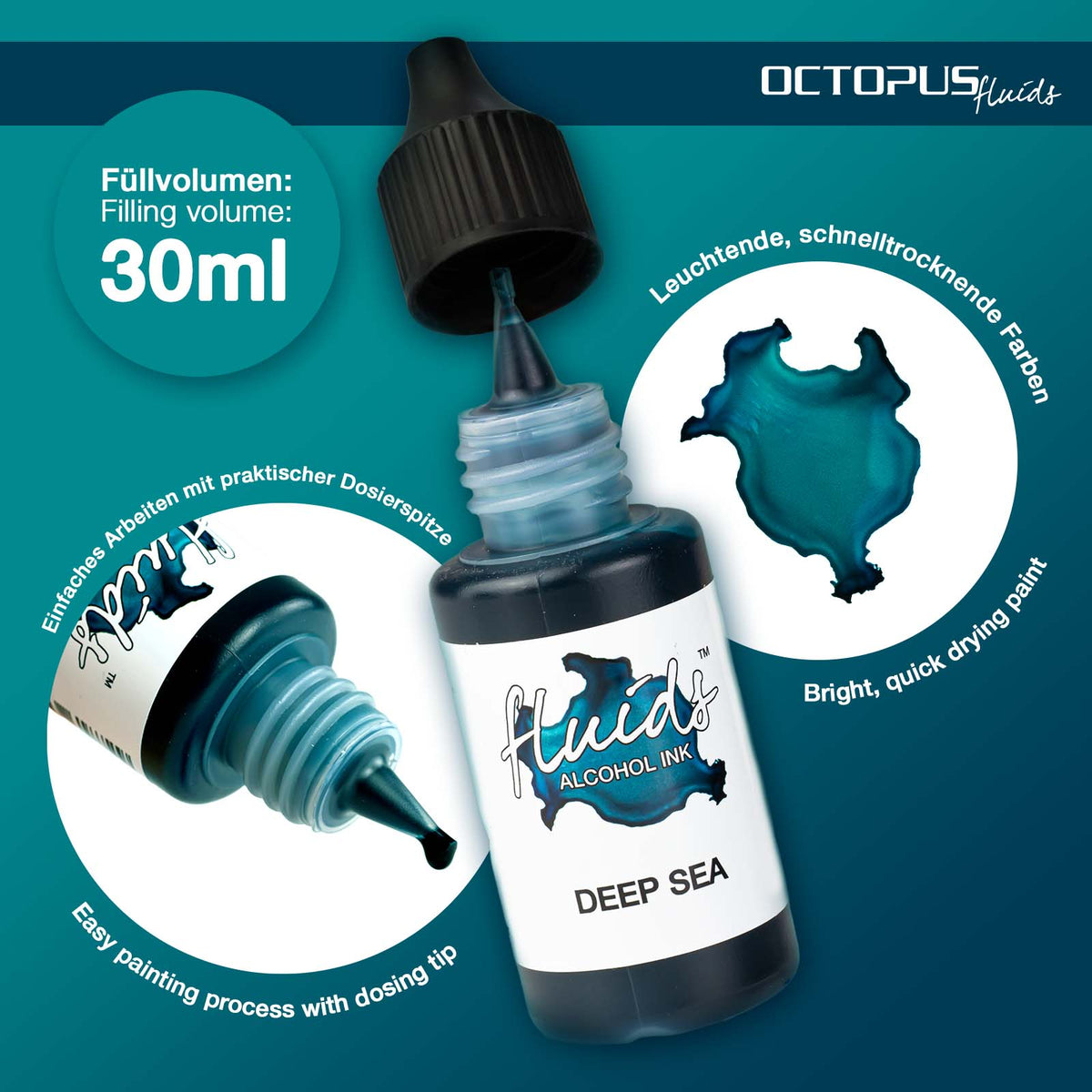 Encre à Alcool DEEP SEA 30ml