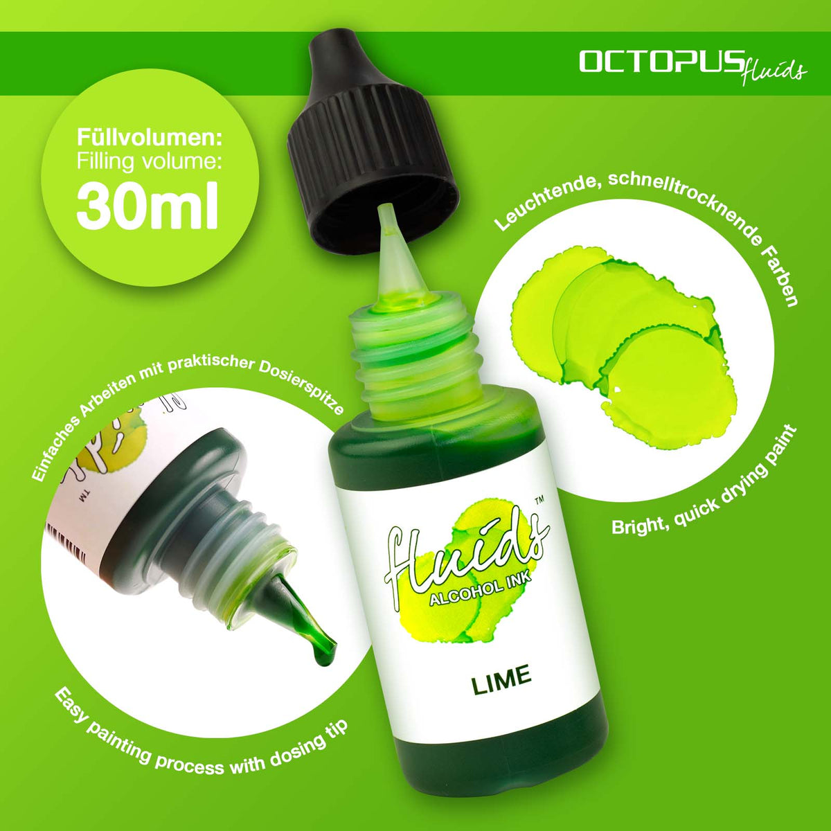 Encre à Alcool LIME 30ml
