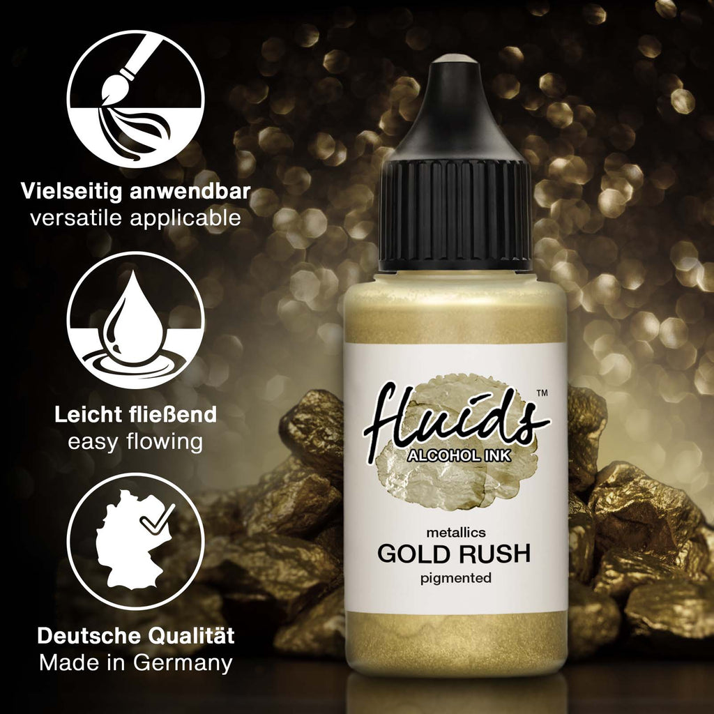 Encre à Alcool METALLICS GOLD RUSH 30ml