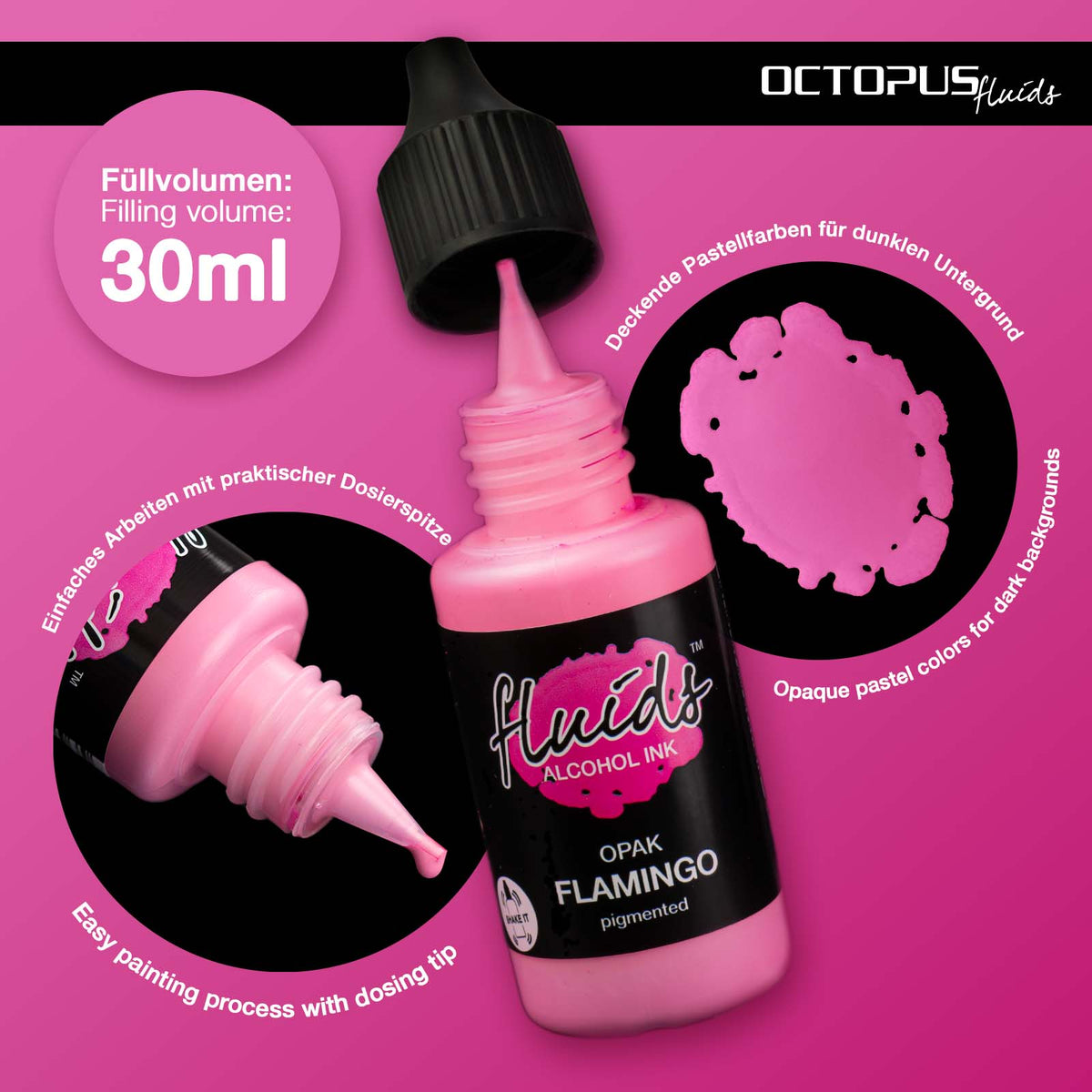Encre à Alcool OPAK FLAMINGO 30ml