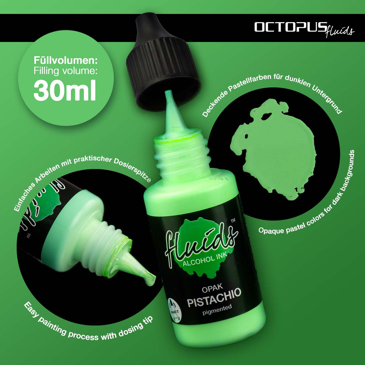 Encre à Alcool OPAK PISTACHIO 30ml