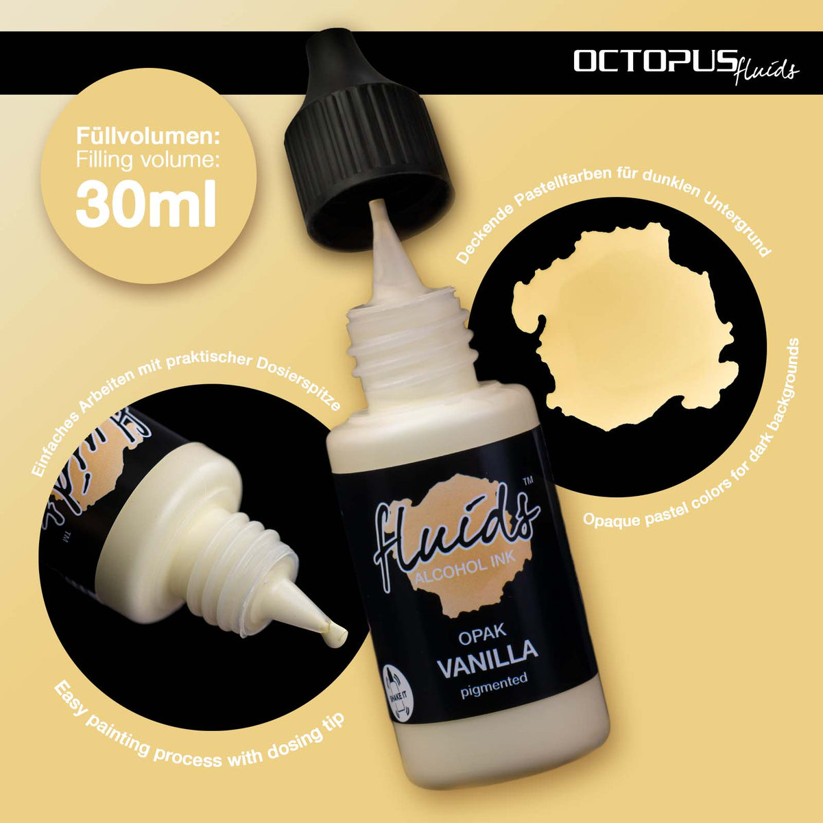 Encre à Alcool OPAK VANILLA 30ml