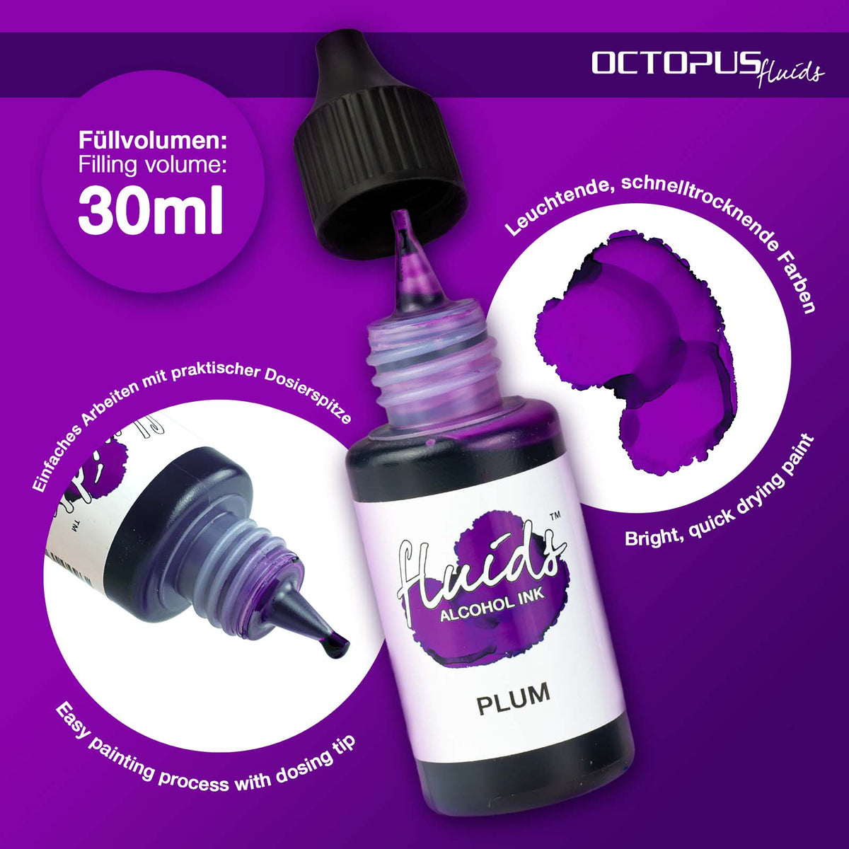 Encre à Alcool PLUM 30ml