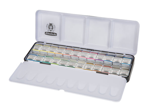 Boite métal HORADAM Aquarelle EXTRA-FINE 24 demi-godets