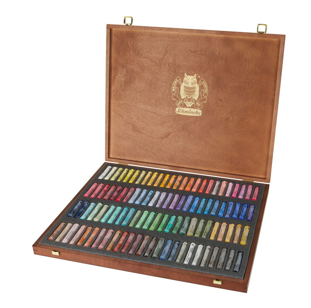 Coffret Bois de Luxe 100 Pastels SCHMINCKE