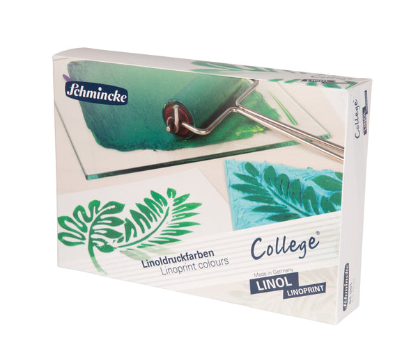 Set LINOL pour LINOGRAVURE College 5 Couleurs x 75ml SCHMINCKE