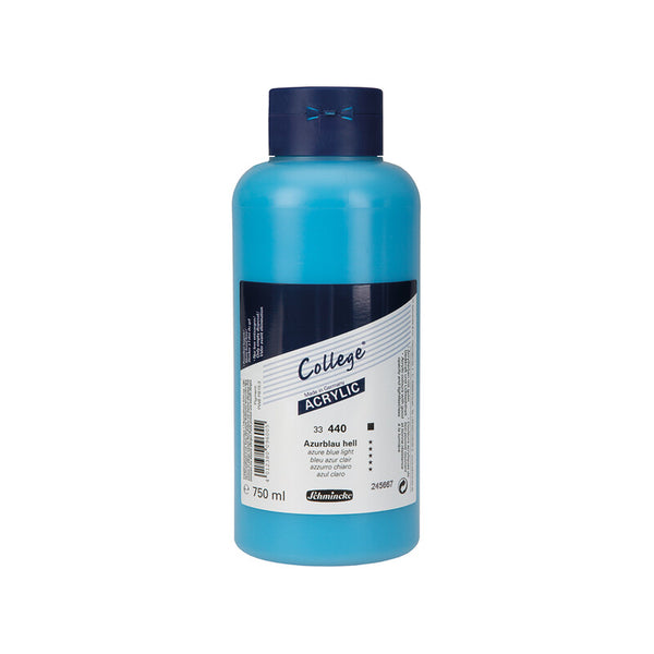 College Acrylic 750 ml Bleu Azur - Schmincke