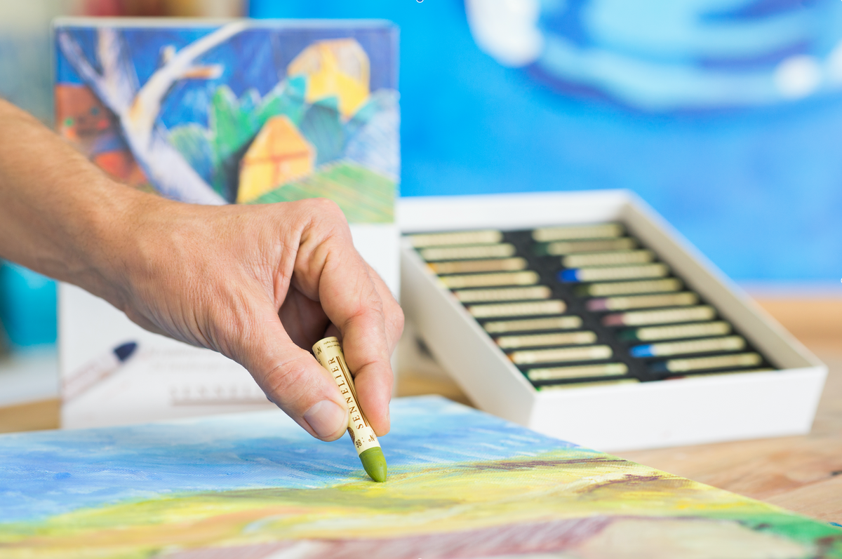 Boite Pastel à l'huile PAYSAGE par sennelier - 24 pastels
