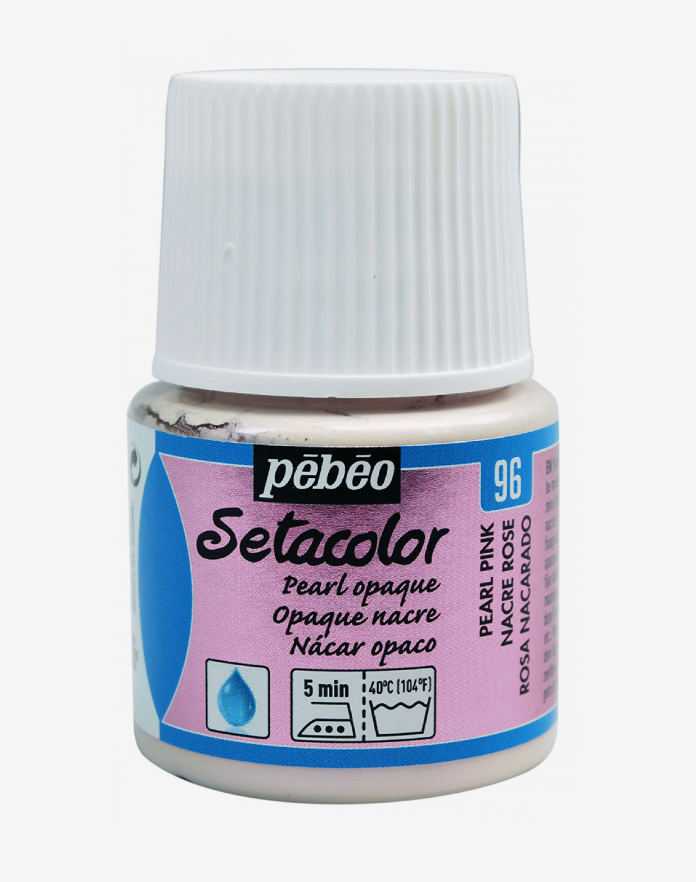 Pebeo Setacolor 45ml NACRE ROSE