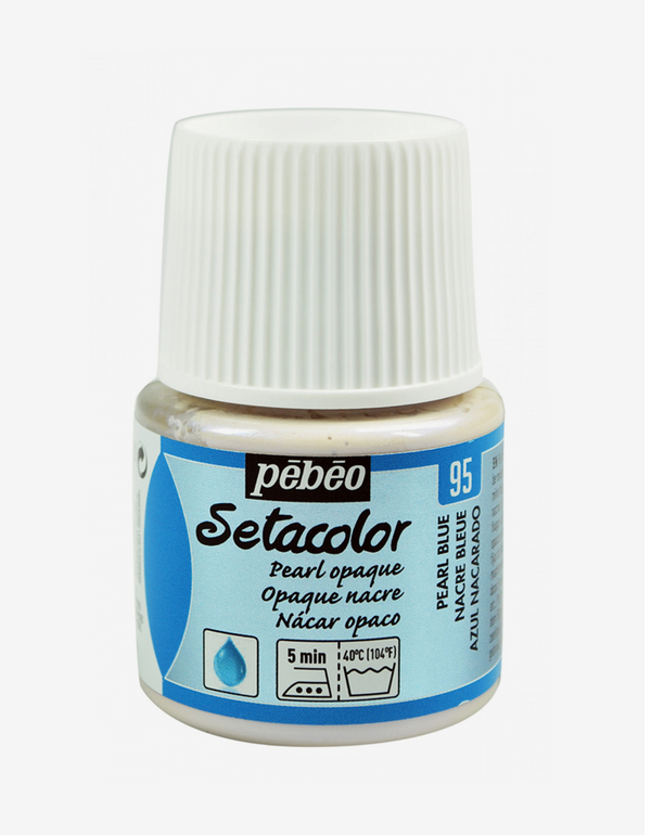 Pebeo Setacolor 45ml NACRE BLEUE