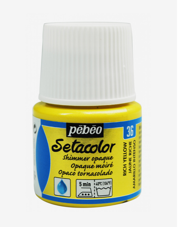 Pébéo Setacolor 45ml JAUNE RICHE