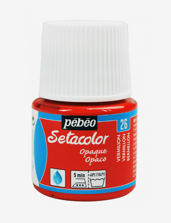 Pébéo Setacolor 45ml VERMILLON