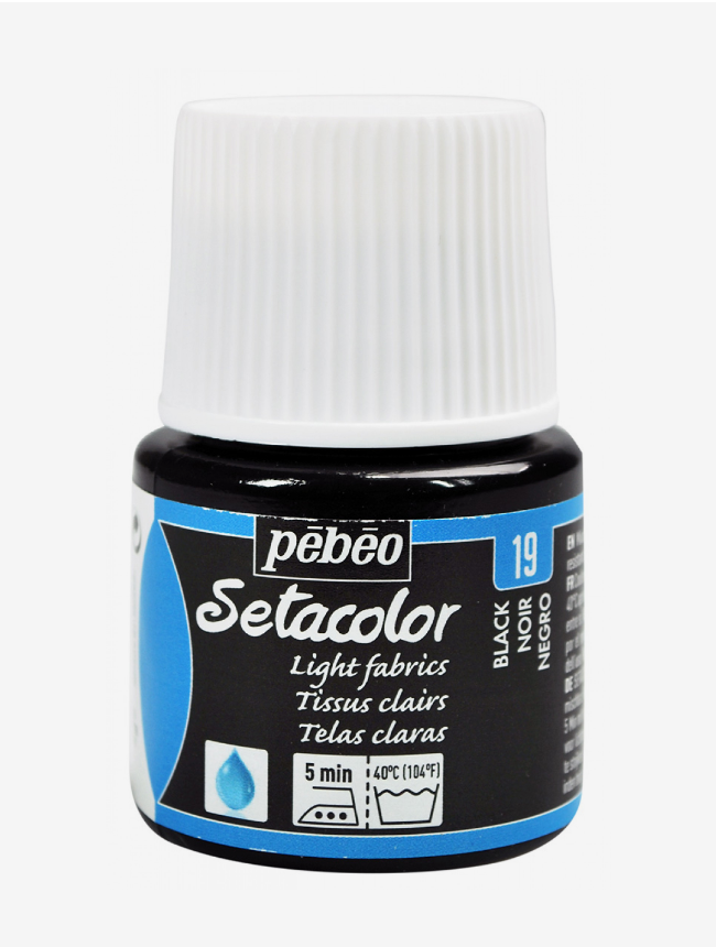 Pébéo Setacolor 45ml NOIR