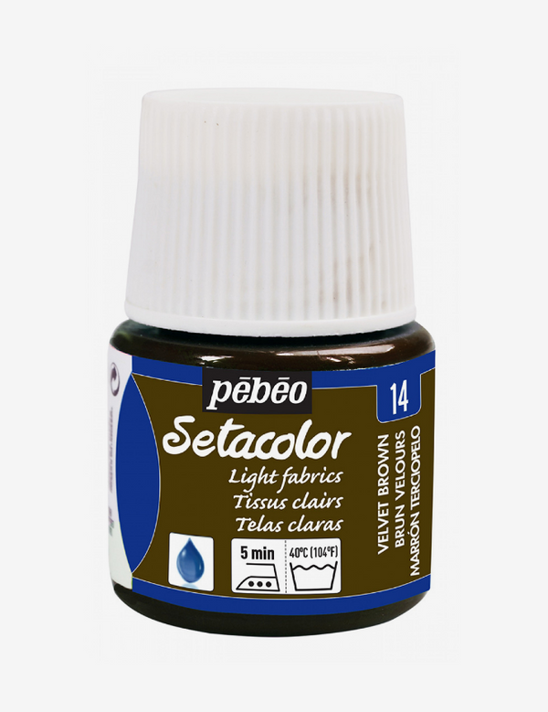 Pebeo Setacolor 45ml BRUN VELOURS