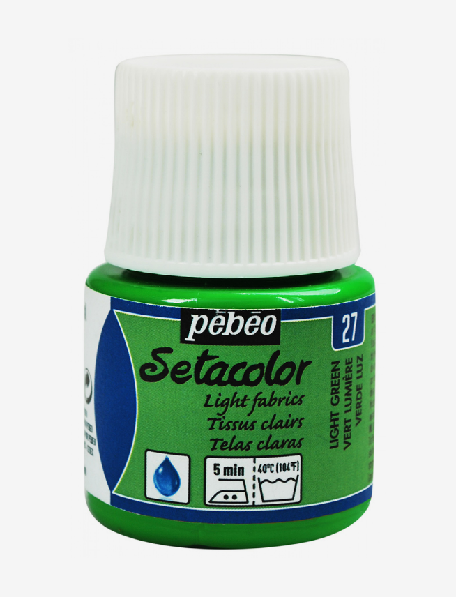 Pebeo Setacolor 45ml VERT LUMIERE